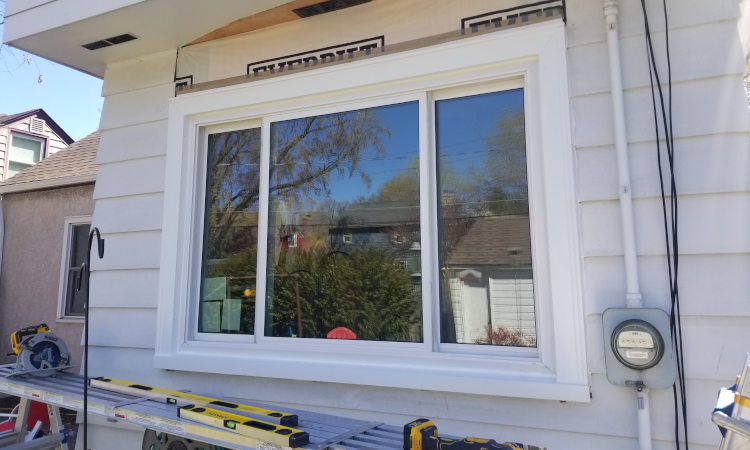 Window trim and casing replacement by professional handyman