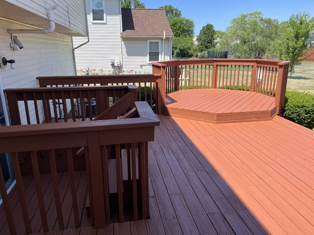 New deck installed by our craftsmen in Northville, MI.
