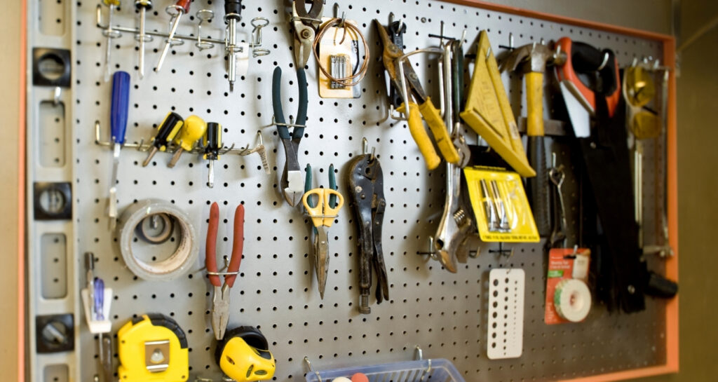 Organizing Large Items With Garage-Style Systems