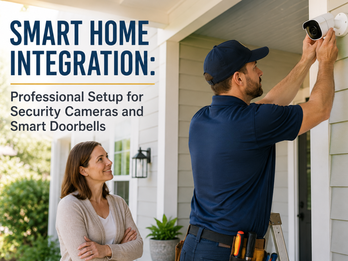 Smart Home Integration: Professional Setup for Security Cameras and Smart Doorbells