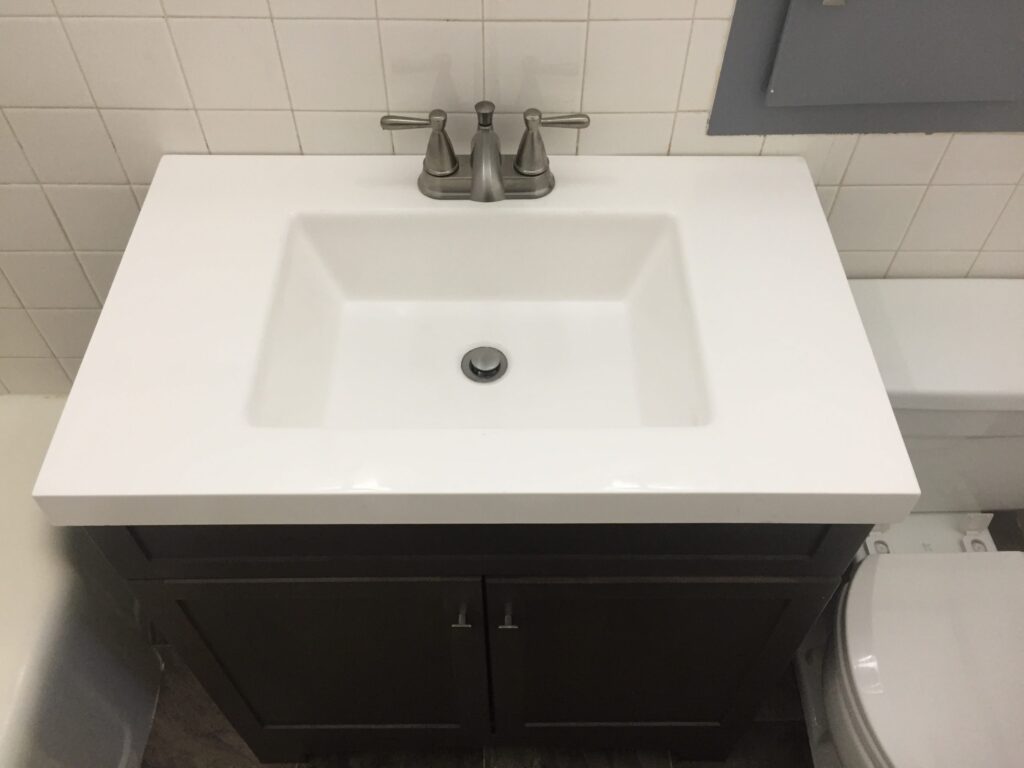 bathroom remodeling project 