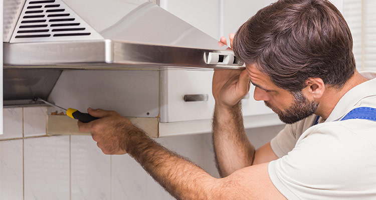 kitchen range hood installation