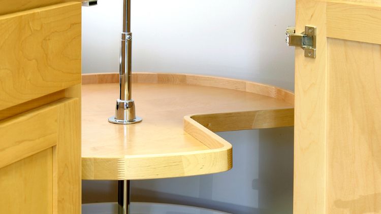 Improve Accessibility with Sliding or Lazy Susan Storage