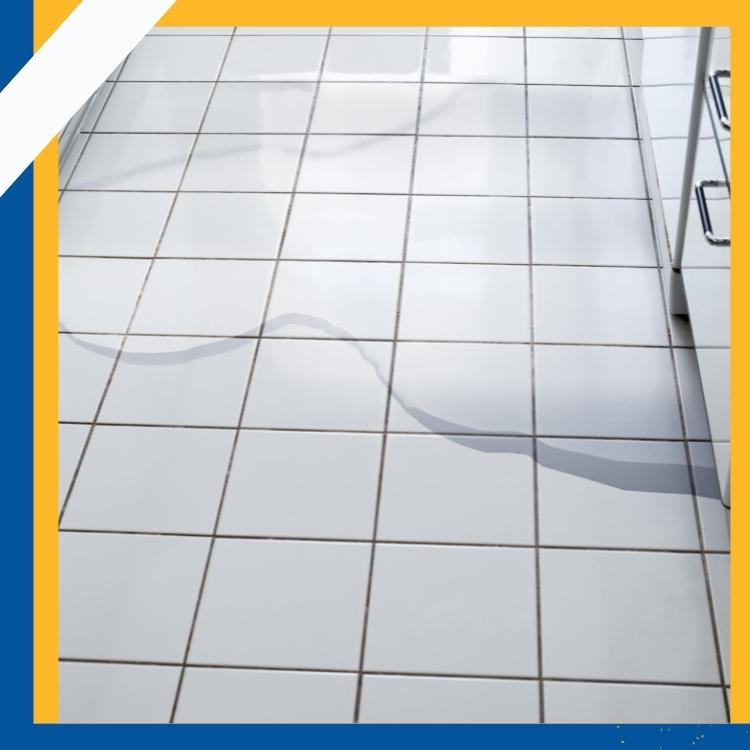 How to tell tiles are water damaged