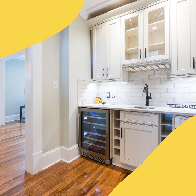 Should cabinets or flooring be installed first