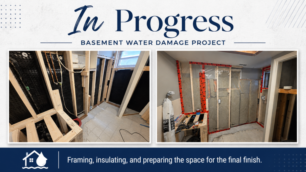 Repairs In Progress Water Damage