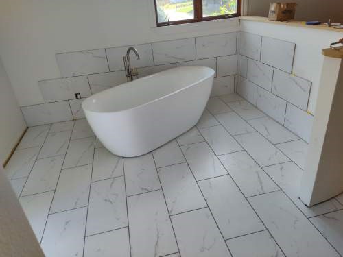 bathtub installed in an Evergreen CO, home