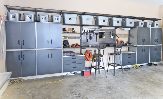 garage storage project expertly done by our craftsmen in Evergreen, CO