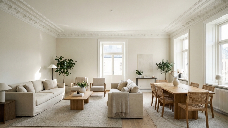 Crown Molding Installation to Elevate Living and Dining Rooms