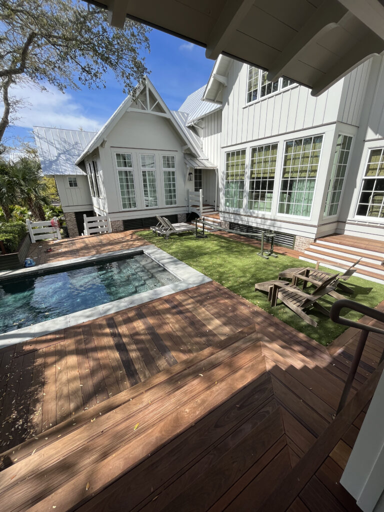 Ponte Vedra handyman completed installing a new deck in Ponte Vedra Beach, FL, by Handyman Connection