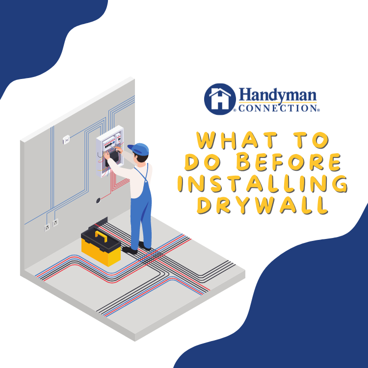 Installing drywall