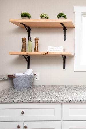 Floating shelves