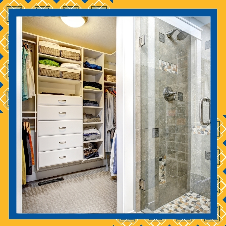 The Benefits Of Having A Walk In Closet In Your Bathroom