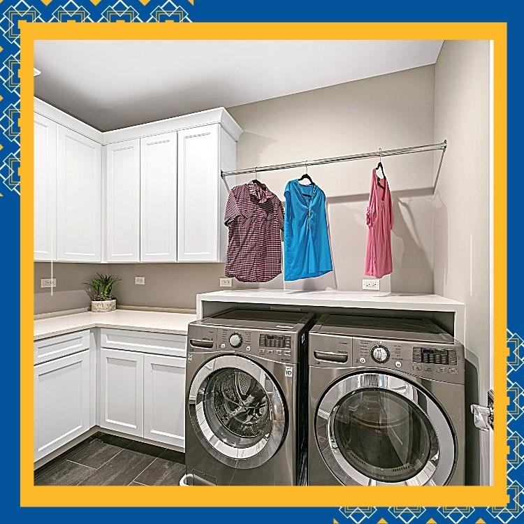 Laundry room storage solutions