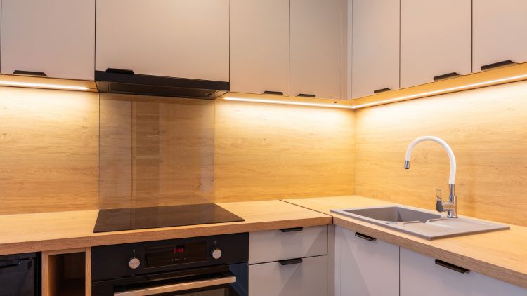 Under-Cabinet Lighting Installation for Better Task Visibility