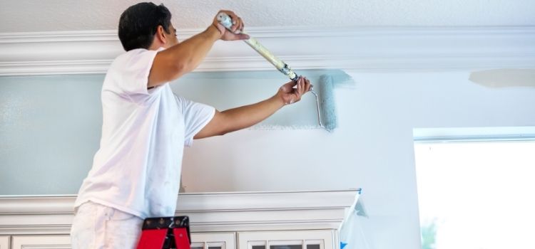 Man painting