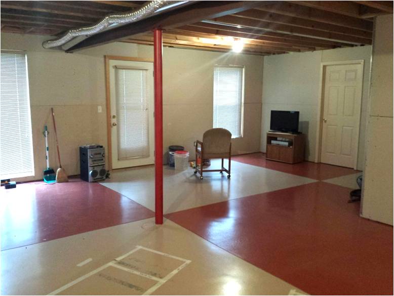 basement remodel project