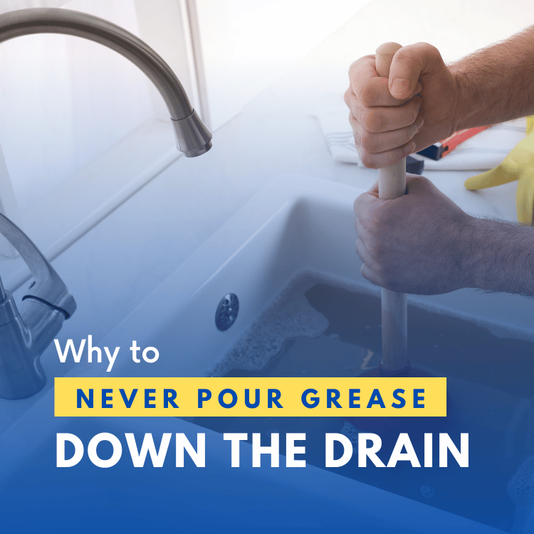 Why you should never pour grease down the drain