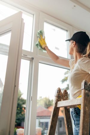 Cleaning windows
