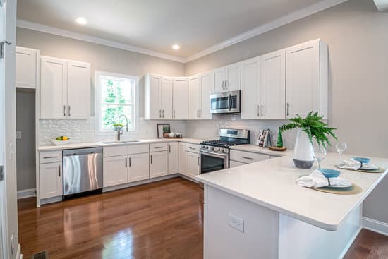 new kitchen remodel completed by our craftsmen with new hardwood floors and cabinets installed by our remodeling crew