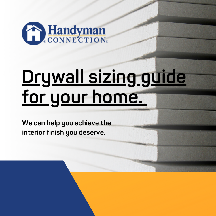 right size and thickness of drywall