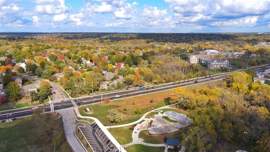 aerial photo of Lenexa, KS
