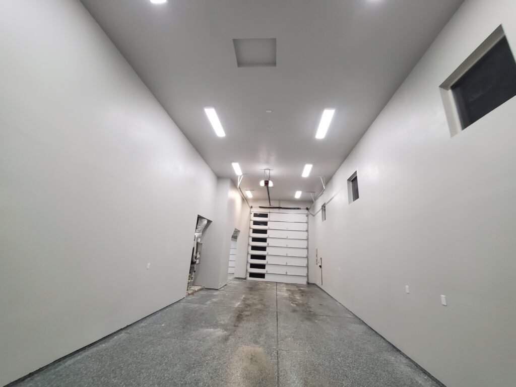 garage painting project completed in Shawnee, KS
