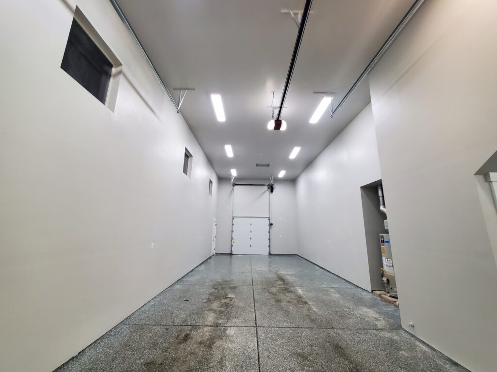 garage painting project completed by Prairie Village handyman
