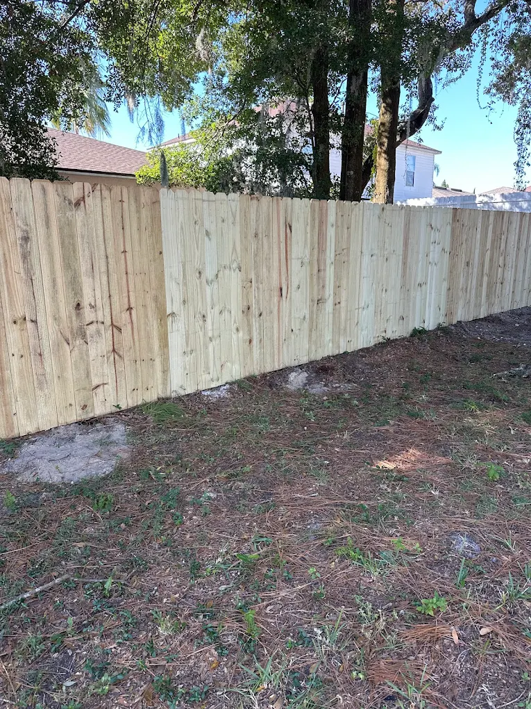 wooden fence installed by our craftsmen in Mission, KS