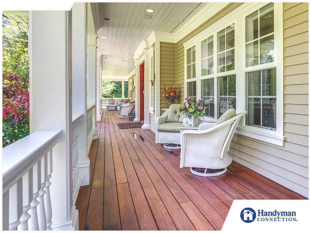 porch remodel completed by Handyman Connection