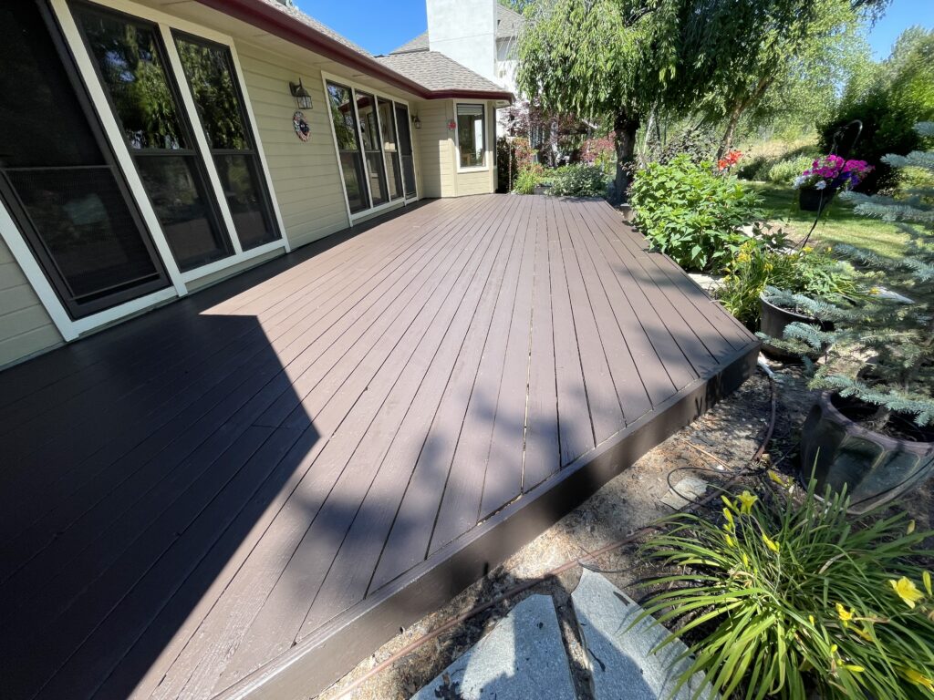 deck installation job completed in Lathrop, CA