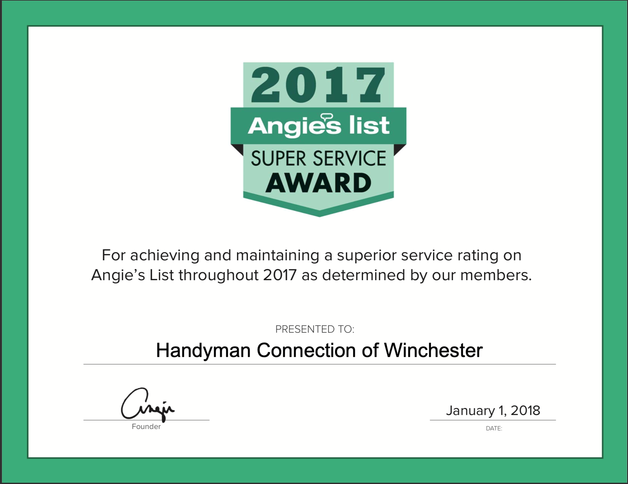 Angie'S List Handyman Reviews - m028cao